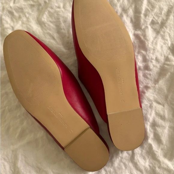 Elegant Red Women's Mules - Picture 6 of 7